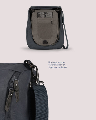 Nuna TRIV Next Stroller-With Travel Bag, Cup Holder, Rain Cover & Post Adaptors-Reversible Seat-One Hand Fold-Pram for 0 to 4Y (Upto 22Kg)-Biscotti